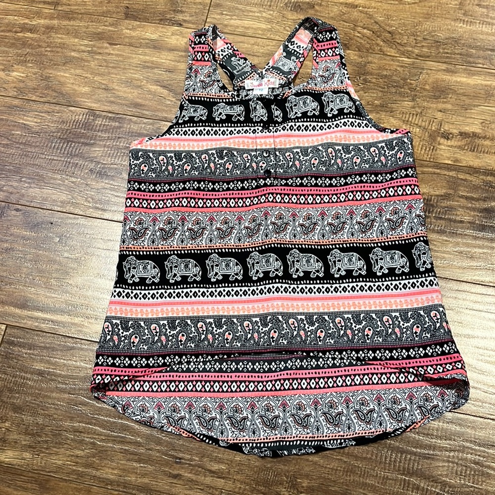 Japna kids racerback elephant tank top